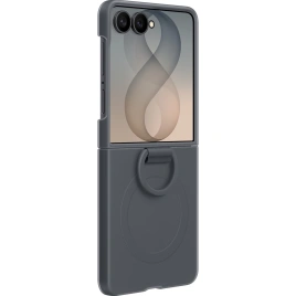 Чехол Samsung Silicone Ring Magnet для Galaxy Z Flip8 Black