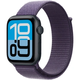 Смарт-часы Apple Watch SE (2025) 40mm Midnight Aluminum Case with Purple Fog Sport Loop