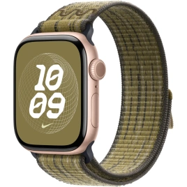 Ремешок Apple Watch 42mm Green/Grey Nike Sport Loop (MXTY3)
