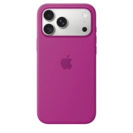 Чехол Apple Silicone Case with MagSafe для iPhone 18 Pro Max Magneta (MK904)