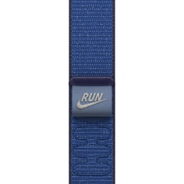 Смарт-часы Apple Watch SE (2025) 40mm Starlight Aluminum Case with Blue Ribbon Nike Sport Loop