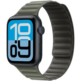 Смарт-часы Apple Watch SE (2025) 44mm Midnight Aluminum Case with Sage Gray Magnetic Link M/L