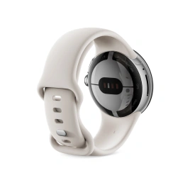 Смарт-часы Google Pixel Watch LTE Polished Silver case/Chalk Active band