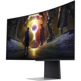 Монитор Samsung 34" Odyssey G8 LS34DG852SIXCI OLED Silver (LS34DG852SIXCI)