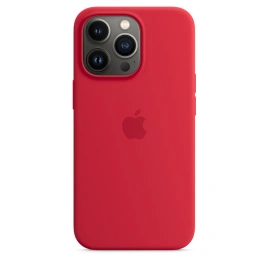 Силиконовый чехол Apple MagSafe для iPhone 13 Pro Red