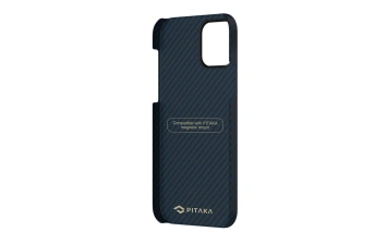 Чехол Pitaka MagEZ Case для iPhone 12/12 Pro (KI1208P) Black/Blue (Twill)