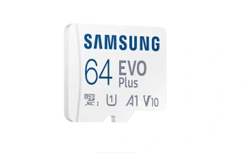 Карта памяти Samsung EVO Plus 64GB MicroSDXC Class 10/UHS-I/U3/130Мб/с MB-MC64KA/RU
