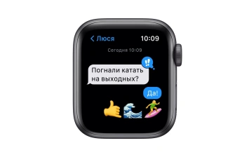 Смарт-часы Apple Watch Series SE GPS 40mm Space Gray/Midnight (Серый космос/Черный) Sport Band (MKQ13)