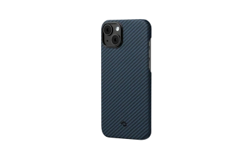 Чехол Pitaka MagEZ Case 3 для iPhone 14 1500D Black/Blue (Twill)