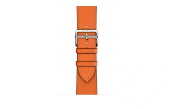 Смарт-часы Apple Watch Hermes Series 7 GPS + Cellular 45mm Silver Stainless Steel Case with Single Tour Orange