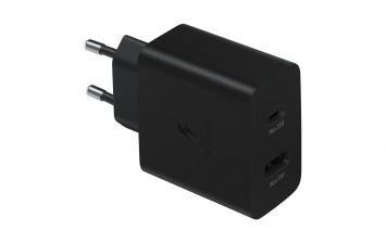 Сетевое зарядно устройство Samsung USB Type-C,USB-A Power Delivery Duo 35 W Black