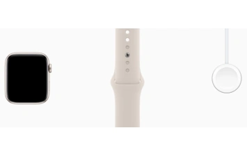 Смарт-часы Apple Watch Series SE GPS 44mm Starlight (Сияющая звезда) Sport Band (MNJX3)