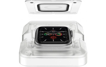 Защитное стекло Spigen ProFlex EZ Fit (AFL01220) для Apple Watch series 4/5 44mm Black