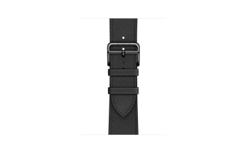 Смарт-часы Apple Watch Hermes Series 7 GPS + Cellular 41mm Silver Stainless Steel Case with Single Tour Noir