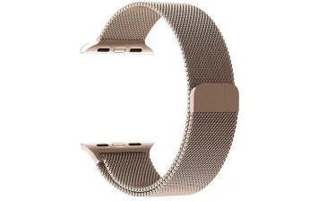 Ремешок Mokka Milanese Loop для Apple Watch 42/44/45mm Gold