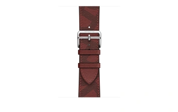 Смарт-часы Apple Watch Hermes Series 7 GPS + Cellular 45mm Silver Stainless Steel Case with Circuit H Single Tour Rouge H/Noir