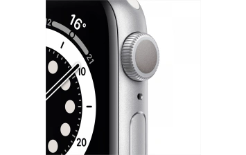 Смарт-часы Apple Watch Series 6 GPS 40mm Silver/White (Серебристый/Белый) Sport Band (MG283)