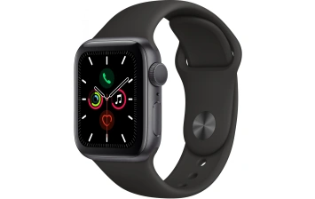 Смарт-часы Apple Watch Series 5 GPS 40mm Space Gray (Серый космос/Черный) Sport Band (MWV82RU/A)