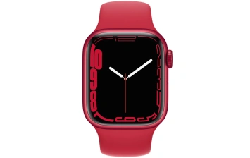 Смарт-часы Apple Watch Series 7 GPS 45mm PRODUCT(RED) (Красный) Sport Band (MKN93)