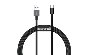 Кабель Baseus Fast Charging Data USB to Type-c 66w 1m (CATYS-01) Black