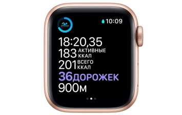 Смарт-часы Apple Watch Series 6 GPS 44mm Gold/Pink Sand (Золотой/Розовый песок) Sport Band (M00E3RU/A)