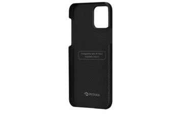 Чехол Pitaka MagEZ Case для iPhone 12 Pro Max (KI1202PM) Black/Grey (Plain)