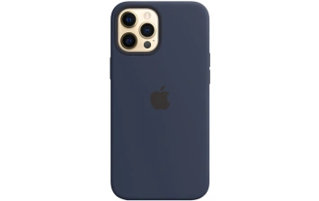 Кожаный чехол Apple MagSafe для iPhone 12 Pro Max балтийский синий
