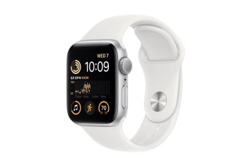 Смарт-часы Apple Watch Series SE GPS 40mm Silver/White (Серебро/Белый) Sport Band (MNJV3)