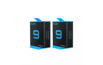Зарядное устройство Telesin для HERO 9 Black+ 2 АКБ (GP-BnC-901 ) Black