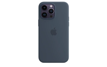 Силиконовый чехол Apple MagSafe для iPhone 14 Pro Storm Blue