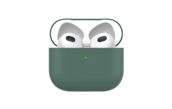 Силиконовый чехол Deppa для AirPods 3 (47321) зеленый