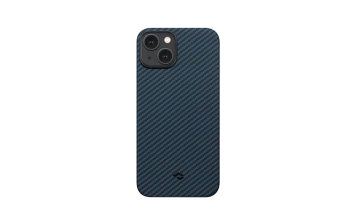 Чехол Pitaka MagEZ Case 3 для iPhone 14 1500D Black/Blue (Twill)