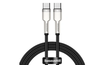 Кабель Baseus Superior Series Fast Charging Metal Data Cable Type-C to Type-C 100W 2m (CATJK-D01) Black
