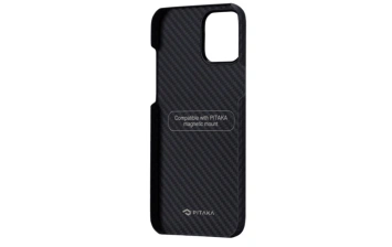 Чехол Pitaka MagEZ Case для iPhone 12/12 Pro (KI1201P) Black/Grey (Twill)