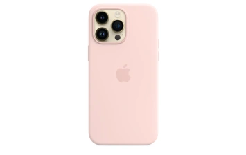 Силиконовый чехол Apple MagSafe для iPhone 14 Pro Max Chalk Pink