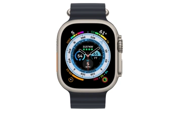 Смарт-часы Apple Watch Ultra GPS + Cellular 49mm Titanium Case with Midnight Ocean Band One Size