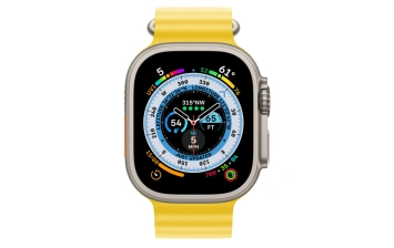 Смарт-часы Apple Watch Ultra GPS + Cellular 49mm Titanium Case with Yellow Ocean Band One Size
