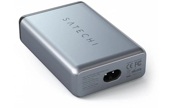 Сетевое зарядное устройство Satechi на 4 устройства Travel Charger 75W (ST-MCTCAM) Space Gray