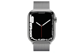 Смарт-часы Apple Watch Series 7 GPS + Cellular 41mm Silver Stainless Steel Case with Milanese Loop Silver (MKHF3/MKHX3)