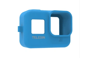 Силиконовый чехол Telesin для GoPro HERO 8 Black ( GP-PTC-801-BL) голубой