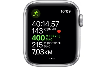 Смарт-часы Apple Watch Series 5 GPS 40mm Silver (Серебристый/Белый) Sport Band (MWV62)
