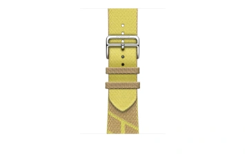 Смарт-часы Apple Watch Hermes Series 7 GPS + Cellular 45mm Silver Stainless Steel Case with Jumping Single Tour Kraft/Lime