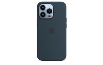 Силиконовый чехол Apple MagSafe для iPhone 13 Pro Синий омут