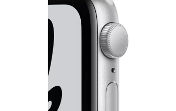 Смарт-часы Apple Watch Series SE GPS 44mm Silver/Black (Серебристый/Черный) Nike Sport Band (MKQ73)