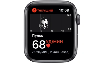 Смарт-часы Apple Watch Series SE GPS 40mm Space Gray/ Black (Серый космос/Черный) Sport Band (MYDP2)
