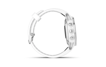 Умные часы Garmin Fenix 5s Plus Sapphire Silver With White Band (010-01987-00)