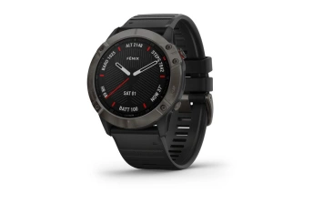 Умные часы Garmin Fenix 6x Sapphire Carbon Gray DLC With Black Band (010-02157-10)