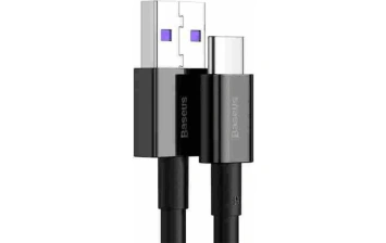 Кабель Baseus Fast Charging Data USB to Type-c 66w 2m (CATYS-A01) Black