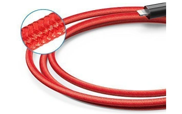 Кабель для iPod, iPhone, iPad Anker PowerLine+ Lightning to USB Cable 0.9 м (A8121H91) Red