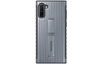 Чехол Samsung Protective Standing Cover EF-RN970 для Note 10 Silver
